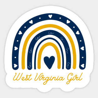 West Virginia Girl Sticker